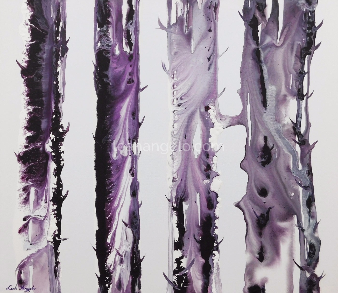DEEPLY CONNECTED– acrylic on canvas (80x70 cm) – Leah Angelo